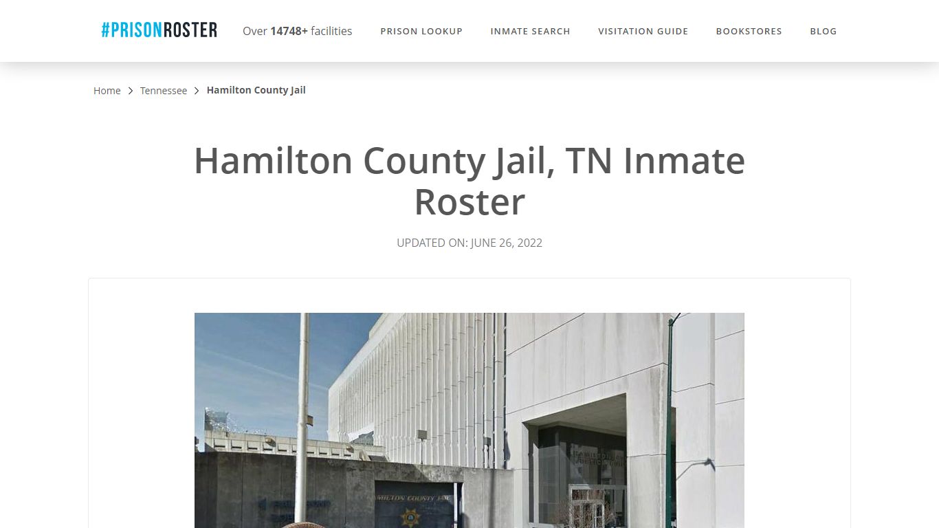 Hamilton County Jail, TN Inmate Roster - Prisonroster